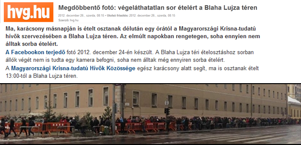 Megdöbbentő fotó: végeláthatatlan sor ételért a Blaha Lujza téren